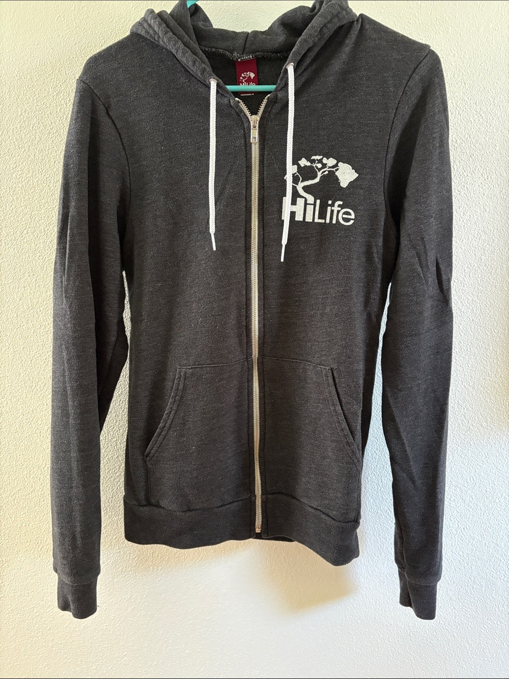 HiLife Charcoal Zip-Up Hoodie